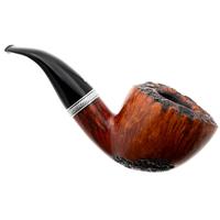 Italian Estates Ser Jacopo Unigena Partially Rusticated Bent Dublin with Silver (Maxima)