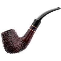 Italian Estates T. Cristiano Rusticated Bent Billiard (V.S.Q.) (30 D 4) (Unsmoked)