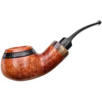 Misc. Estates Jirsa Partially Rusticated Bent Tomato (9mm) (Unsmoked)