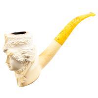 Misc. Estates Unknown Meerschaum Woman with Hat (with Case)